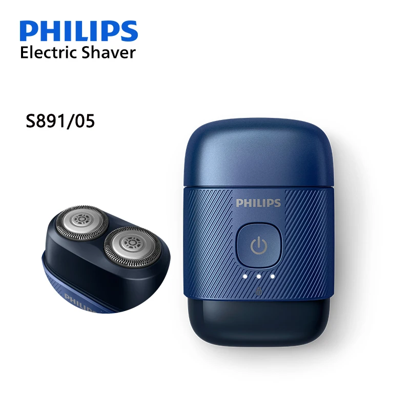 PHILIPS Electric Shaver S891/05 Men's Rechargeable Portable Fast Shave Razor Double 3D Floating Cutter Head Beard Trimmer
