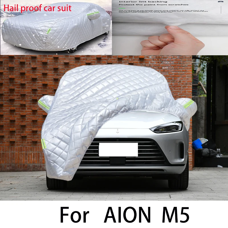 

For AION M5 Car protective cover,sun protection,rain protection, UV protection,dust prevention auto Anti hail car clothes