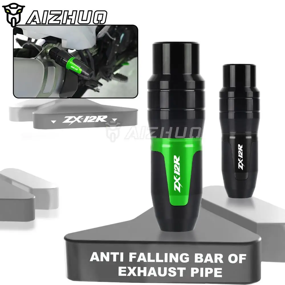 

For Kawasaki ZX12R 2000-2006 ZX-12R 2005 2004 2003 2002 2001 ZX12 Motorcycle Frame Sliders Exhaust Crash Pads Falling Protector