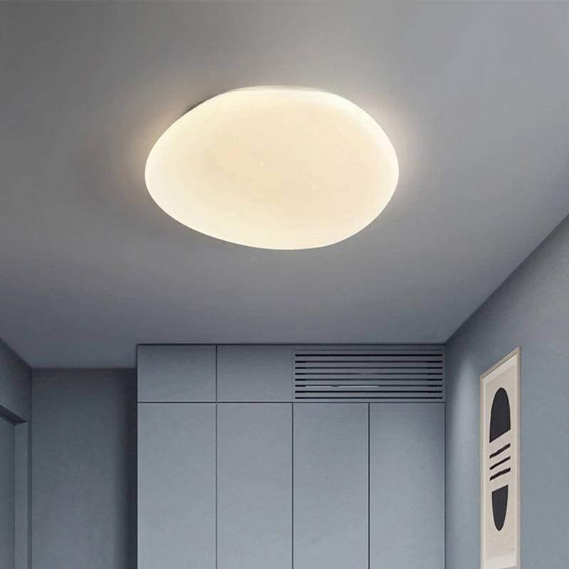 Simple postmodern book room master bedroom led pebble living room ceiling light