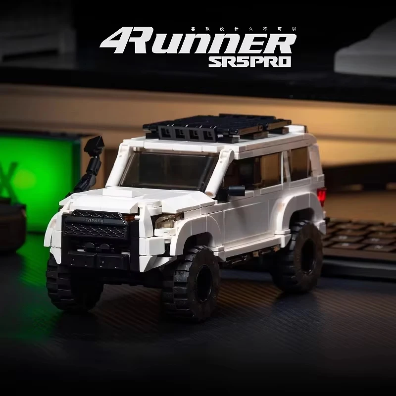 Technical 4runner Off Road Car Building Blocks Classic City Vehicle Model Bricks With Display Box Collection Kids Toys Gifts