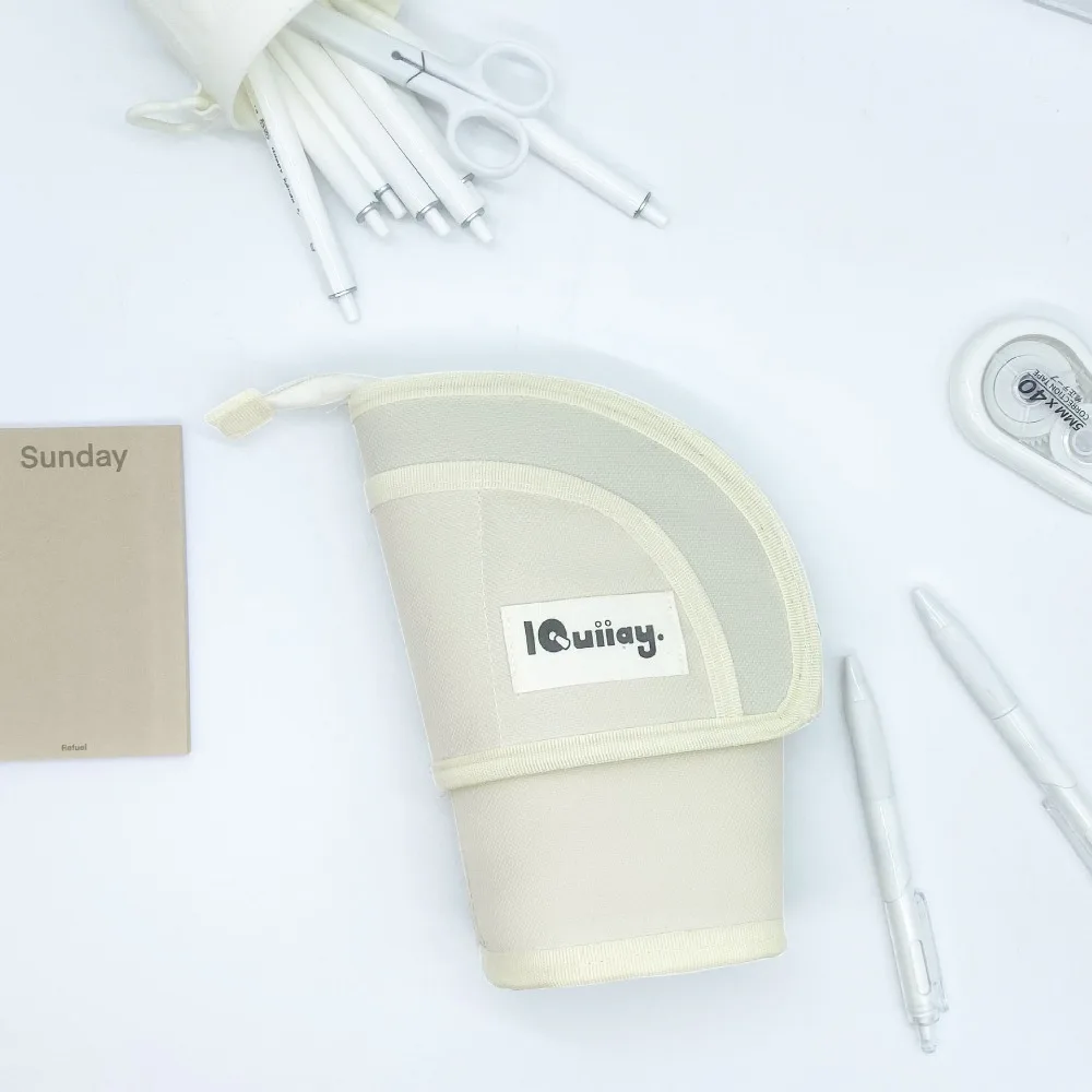 

Stationery Organizer Vertical Stationery Bag Large Capacity Soft Large Pen Bag Portable Jewelry Storage Pencil Case School