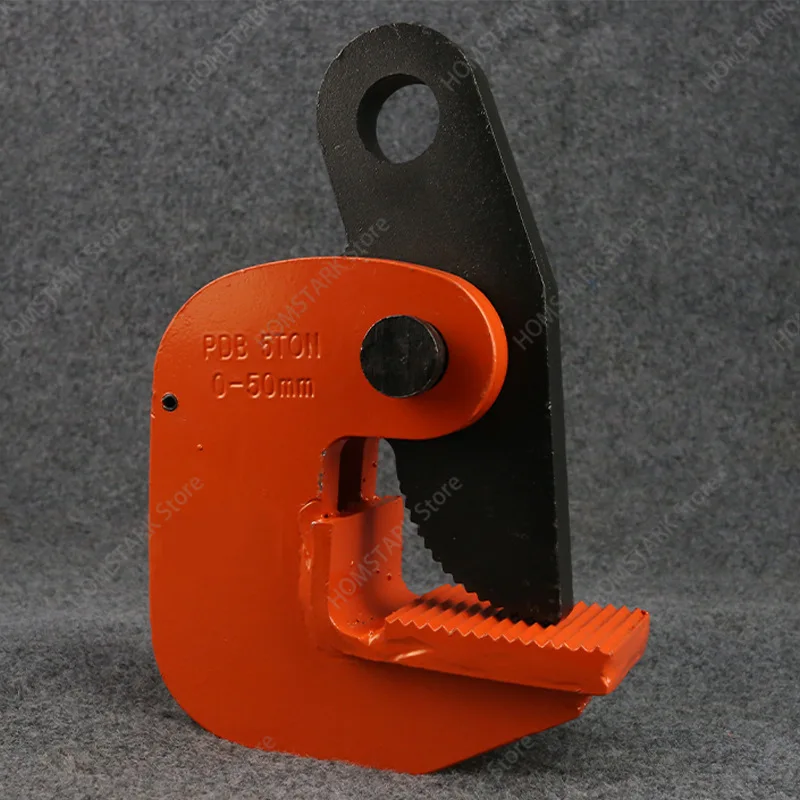 L‑ShapeVertical Lifting Clamp, Alloy Steel Die‑Forged Flip‑Over Plate Lifting Plier forIndustrial Steel Plate Hoisting Operation