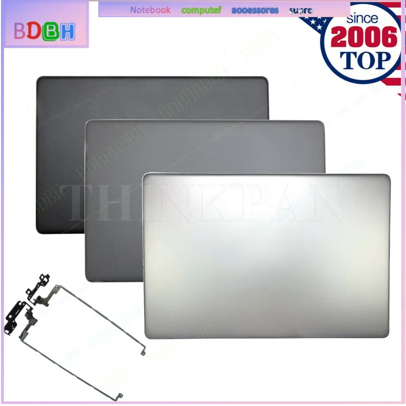 For For HP 17-BS 17-AK 17-BS153cl LCD Back Cover+Hinges Silver/Black/Gray USA