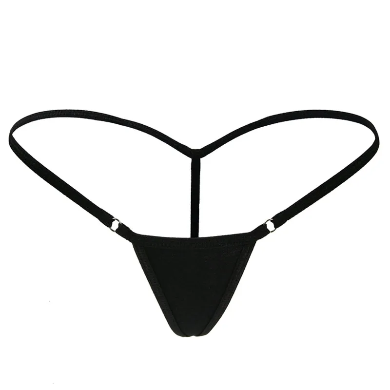 Mini Micro Bikini Thongs Women Hot Sexy Cotton G-string Y Back Tanga Swimwear Mesh Transparent Panties Lingerie Underwear