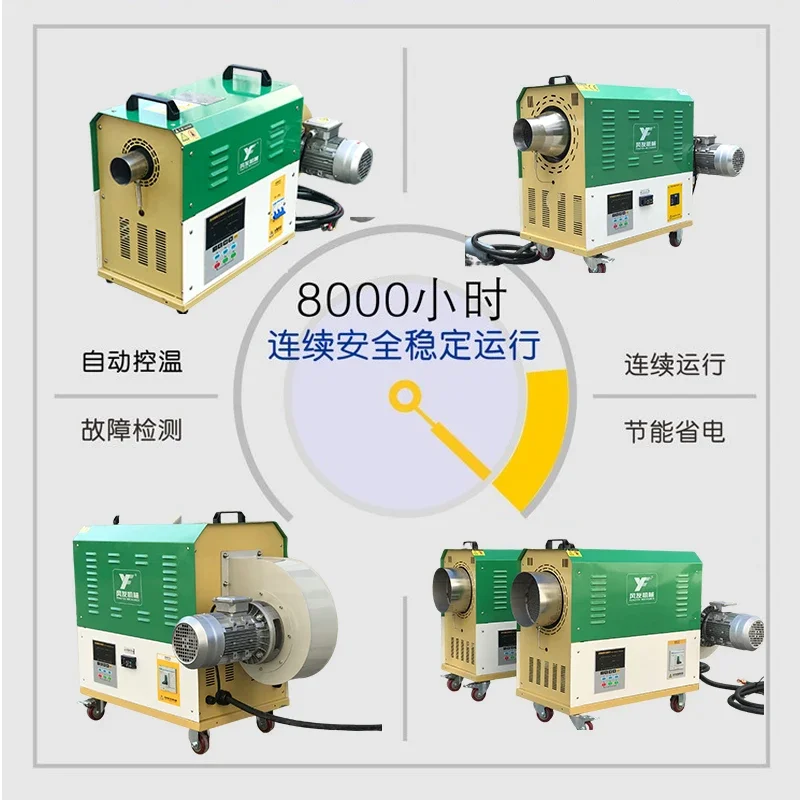 Intelligent industrial hot air blower high temperature constant temperature electric heating drying heater image 3