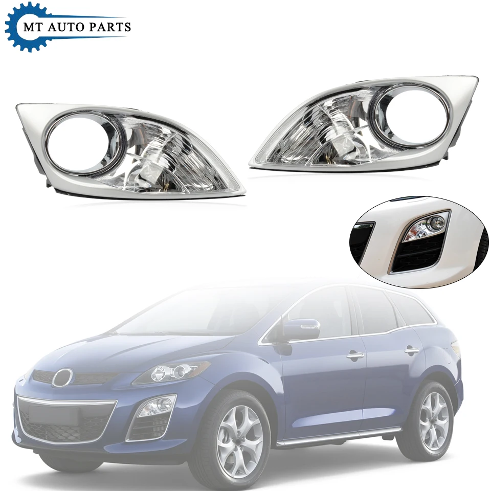 MTAP For MAZDA CX7 CX-7 ER 2009 2010 2011 Car Parts Front Bumper Fog Light Cover Lamp Hood Foglight Foglamp Frame Turn Signal