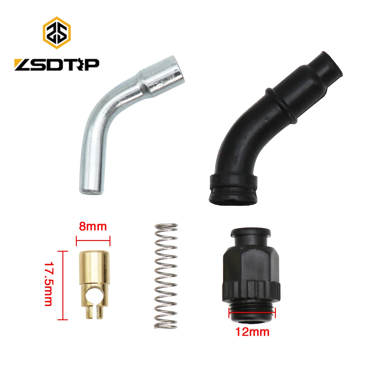 ZSDTRP For KEIHI FCR-MX Flat Slide Carburetor Hot Start Plunger Start Valve FCR Cable Choke For Honda CRF 150 250 250X 450 450X