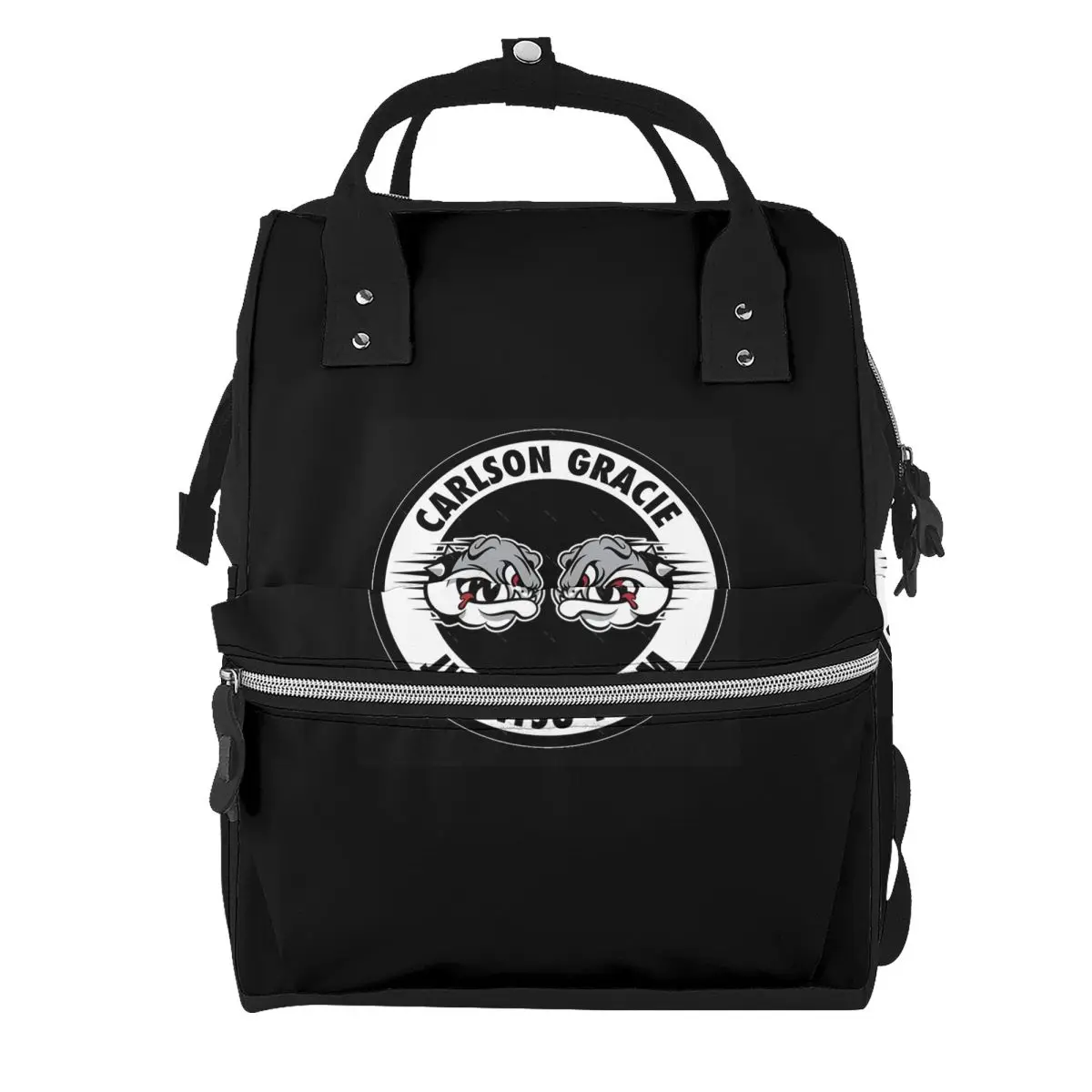 Carlson Gracie Jiu Jitsu Team Student Backpack School Bag Hiking Travel Daypack for Men Women Bookbag Shoulder Bags