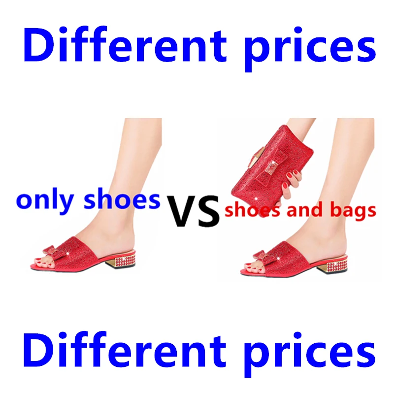 Newest Ladies Crystal Flat 38 Size -43 plus size Slippers Bow Diamond Flat Heel Party Wedding Prom Dinner Shoe Bag suit