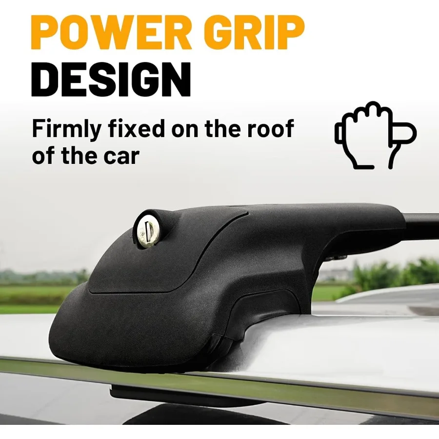 Поперечные перекладины багажника на крышу 220 фунтов, совместимые с Honda Pilot 20232025 Sport TrailSport Touring Elite, не для LX EXL, регулируемые Alumi