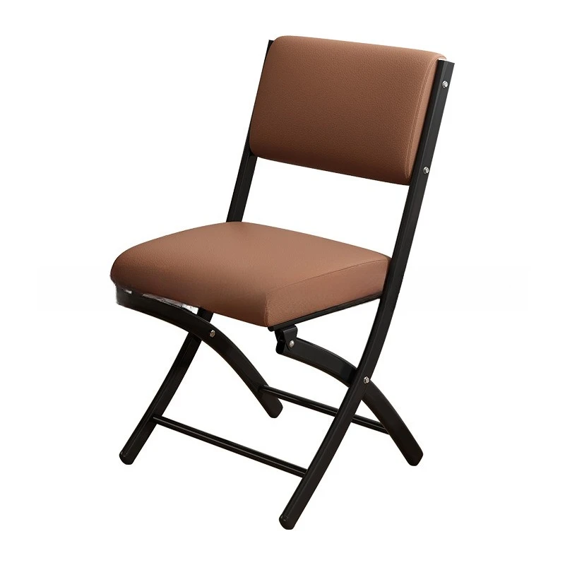 

New folding home backrest chair, lunch break office training meeting, foldable training chair