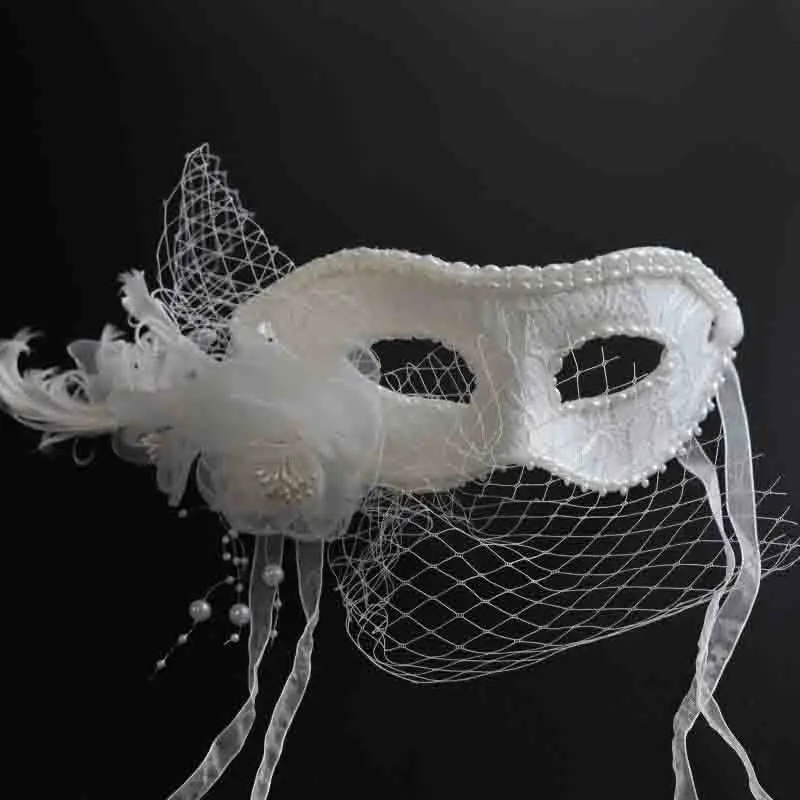 Europeu americano moda masquerade máscaras sexy flor rendas borla gradiente cosplay traje festival dia das bruxas festa de casamento barra