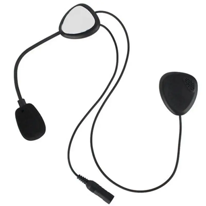 Y47A Helmet Headset for Motorcycle, Waterproof 2 Pin PTT Motorbike Headphone for Baofeng Two-Way Radios