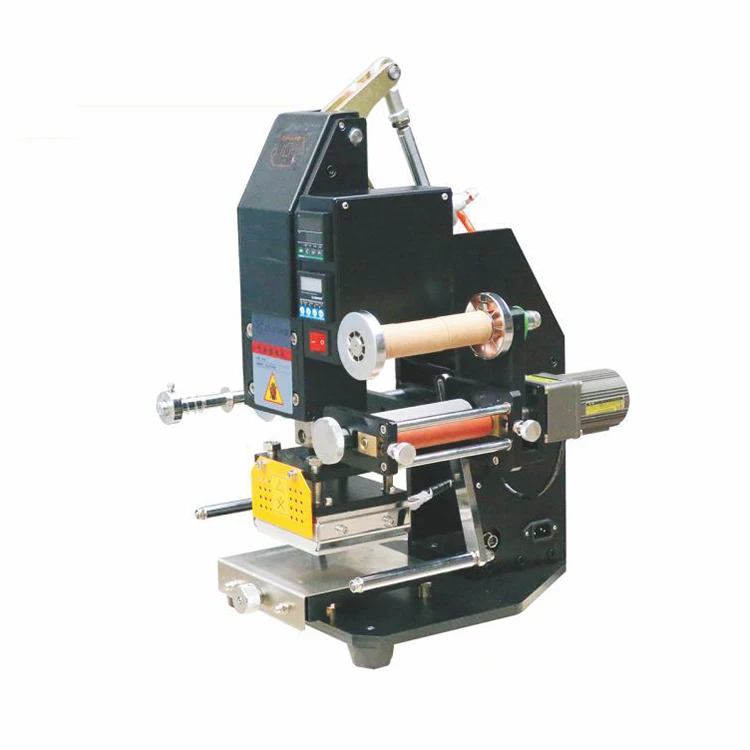 Pneumatic Hot Foil Stamping Machine Leather LOGO Printer Pressure Words Machine Name Card Stamping Machine