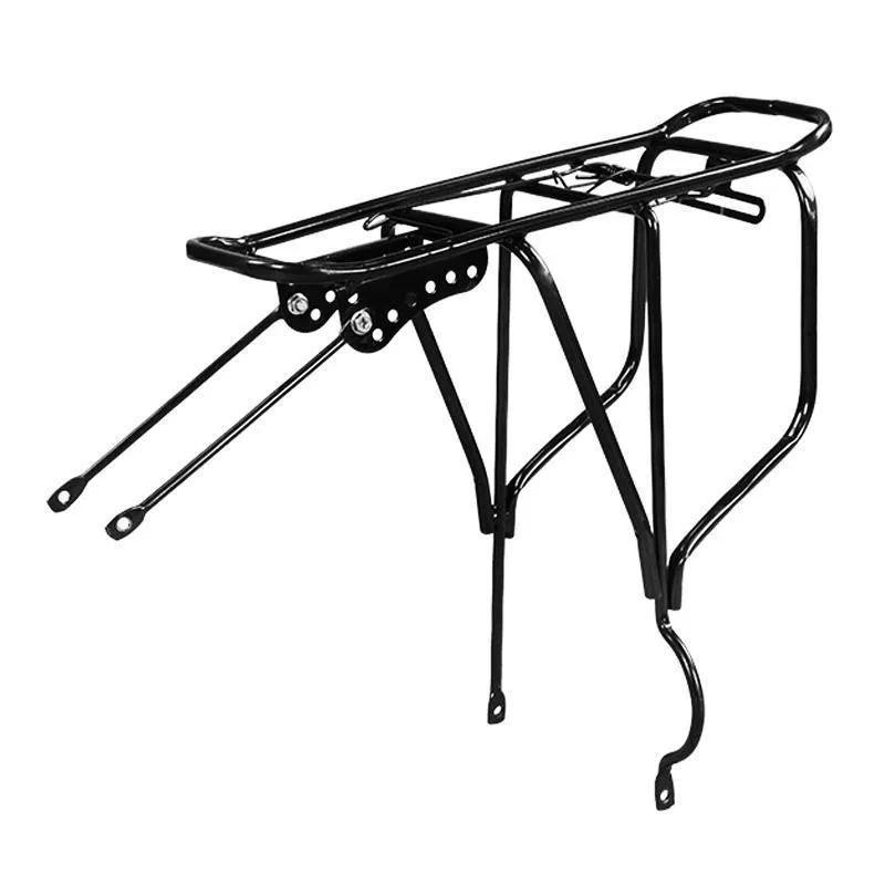 Bicycle rear shelf bold full solid shelf tail rack can carry people rear seat rack luggage rack universal for mountain bikes
