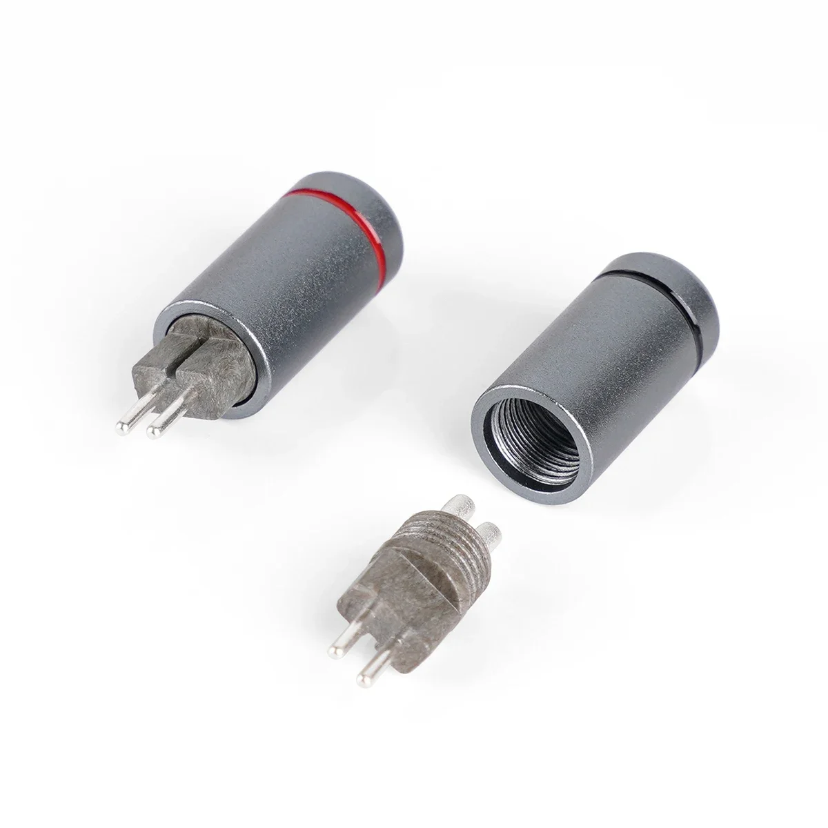 NICEHCK HIFI لتقوم بها بنفسك سماعة ترقية كابل استبدال الملحقات 5N الفضة النقية 0.78 مللي متر 2Pin رمادي البلاستيك موصل تحويل