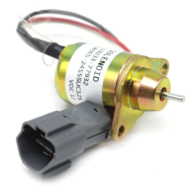 

Fuel shutdown Shut Off Solenoid 12V 119233-77932 For Hyundai For Yanmar Engine TB235 3TNV88 BPTB2 11923377932 503ES-12S5SUC12S