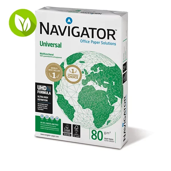 paquete 500 hojas a4 navigator universal