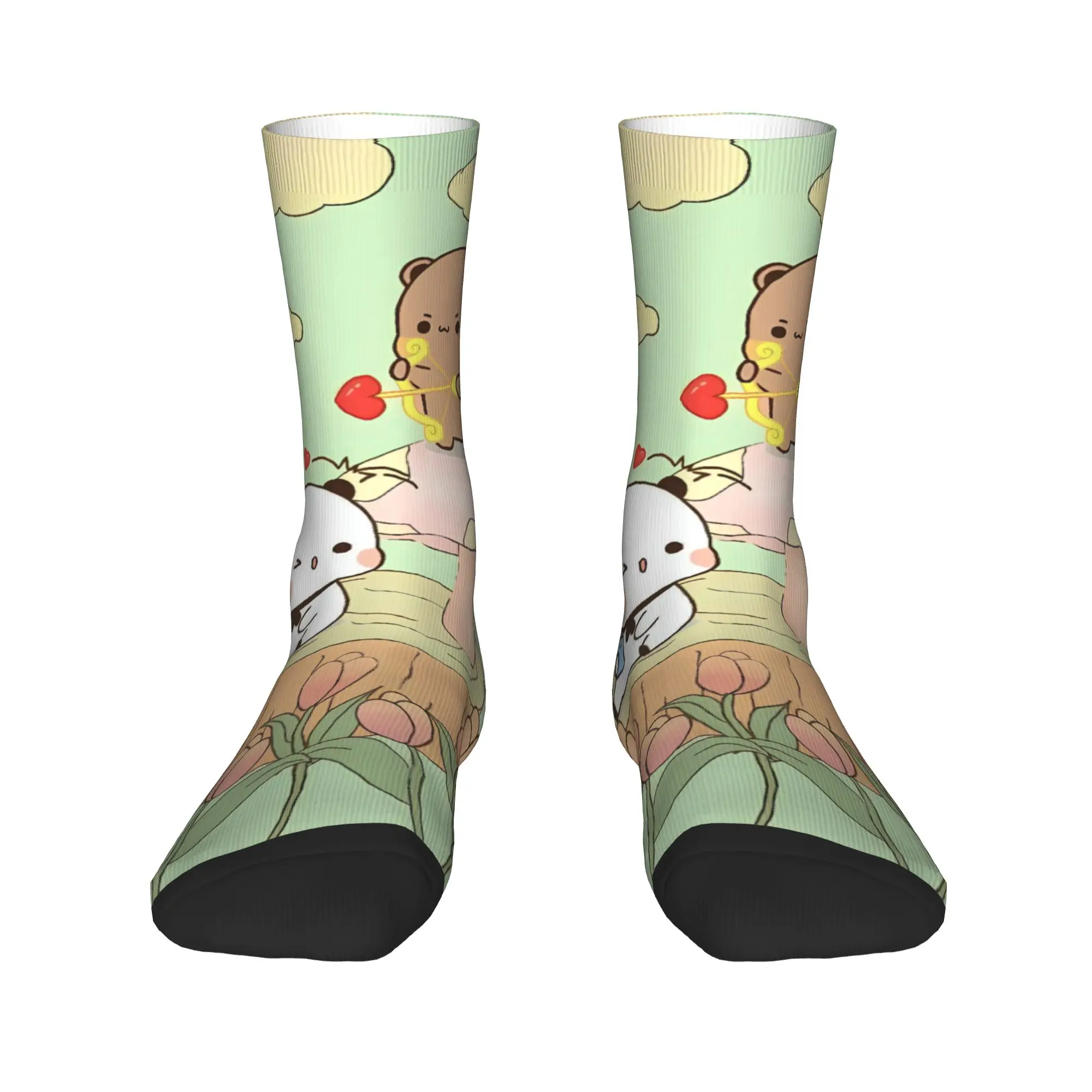 BuBu and Dudu Stockings  Design Casual Socks Autumn Anti Skid Socks Men's Running Comfortable Socks