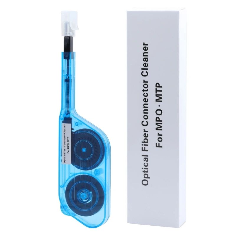 

Professional- Optical Fiber Connector Cleaner MPO MTP Cable Cleaning Pen of Usages 600-times Automatic Replace Straps