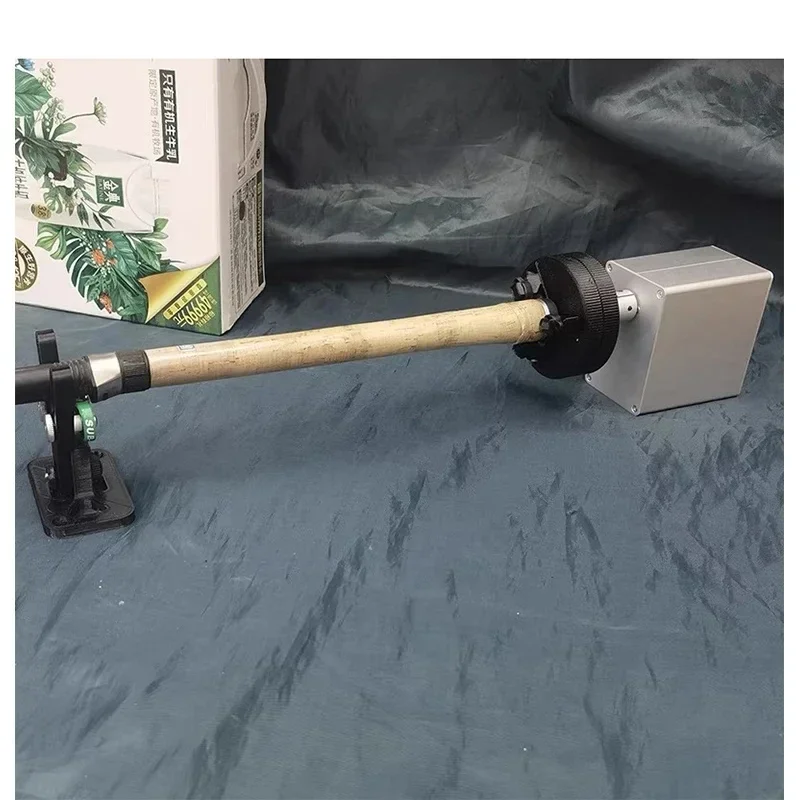 Portable Fishing Rod Building Elctric-Drive Machine Fishing Rod Winding Machine DIY Fishing Rod Epoxy Resin Rotating Gluing