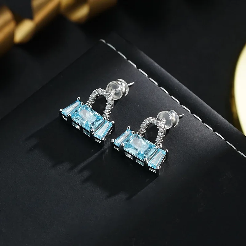New summer ultra-glitter bag earrings, elegant fashion, light luxury earrings, earrings, and earrings wholesale dropshipping