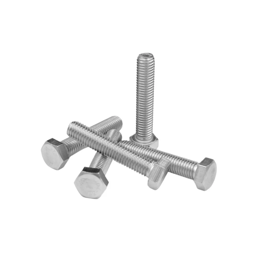 304 Stainless Steel American-made ANSIB18.2.1 Screw 1/4 5/16 3/8 7/16 1/2 5/8 Standard Hexagon Head Bolt External Hex Head Screw