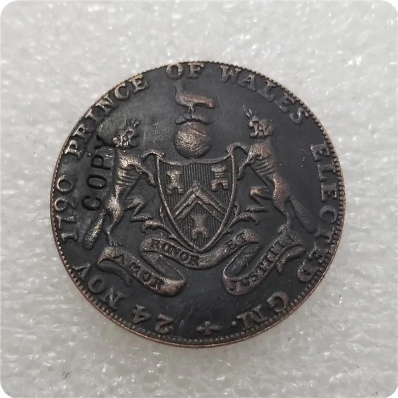 1790(1794) United Kingdom 1/2 Penny Copy Coin