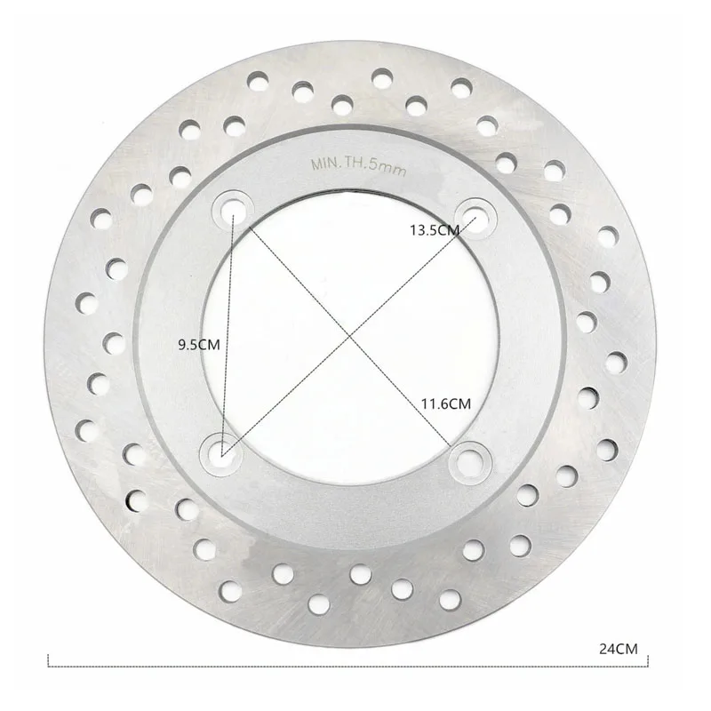 

Ротор заднего тормозного диска мотоцикла для Honda CB600 CB600 CBF500 CBF600 CBR600F Hornet CBF 600N/S 1000 1000ST X-ADV750, тормозные диски