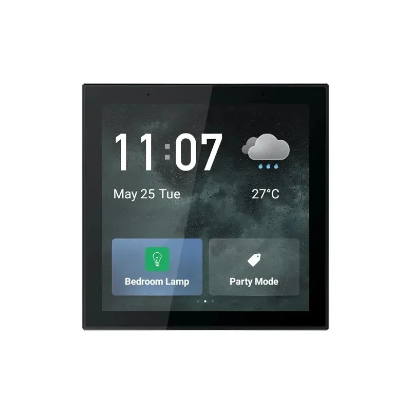 

Tuya Smart Home Control Panel Multi-functional Touch Screen Control Panel 4 Inches Built-In Gateway Voice Control