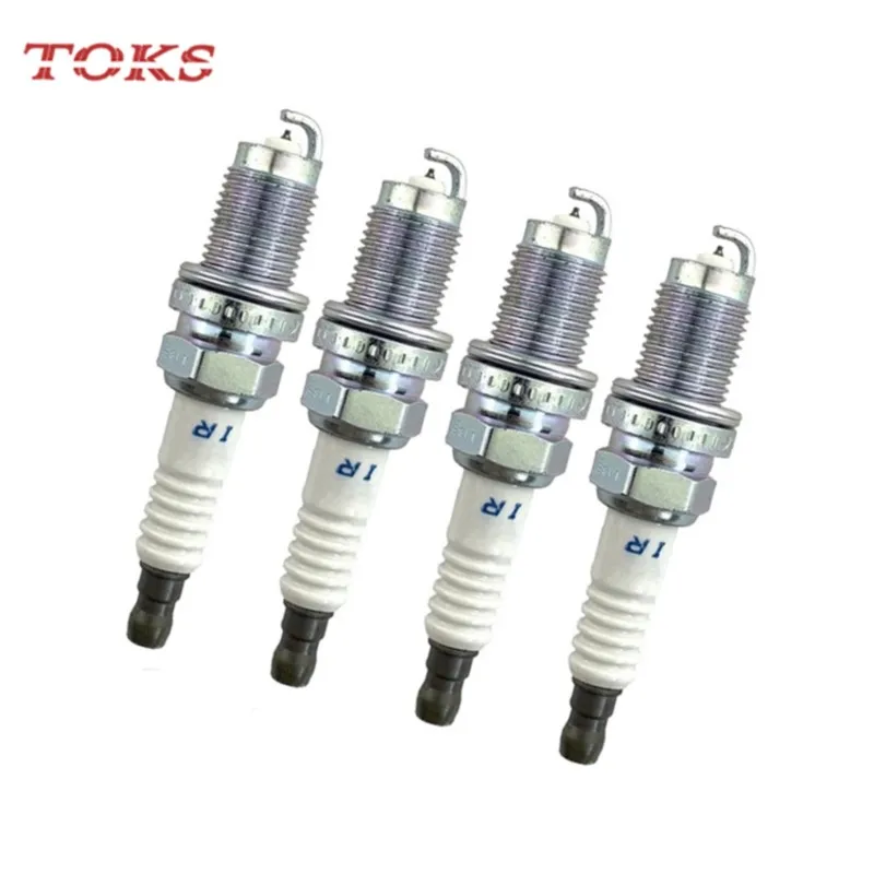 TOKS 4 PCS Car 9807B-5617W IZFR6K-11 Iridium Spark Plug For Honda Accord Civic CRV Element Acura 9807B5617W IZFR6K11 6994