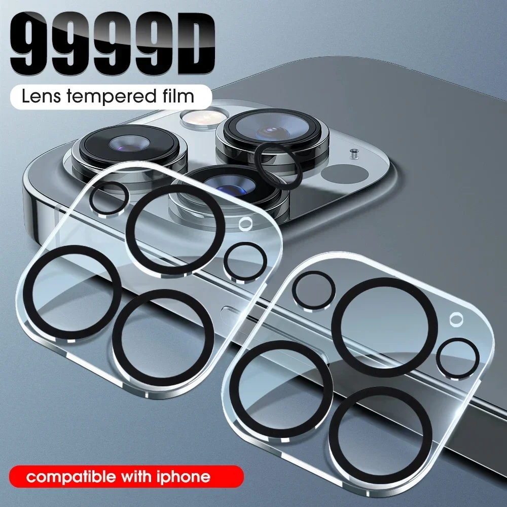 

HD Clear Back Camera Tempered Glass For iPhone 13 11 12 14 16 15 Pro Max Full Cover Lens Protector For iPhone 15 Plus 12 13 Mini