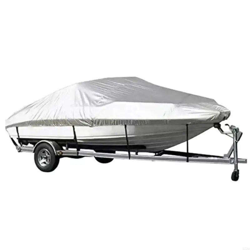 M76E Robuste Yachtabdeckung aus 210D Polyester mit V-Muster, geeignet für 11 12 13FT Boote – Detail 2