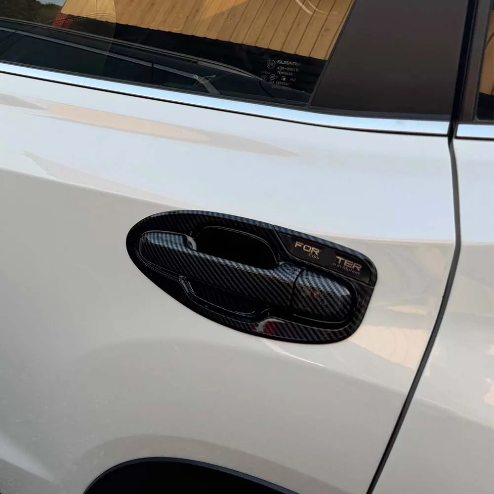 ⭐Genuine⭐ Car Decoration Door Bowl Handle Cover For BRZ Forester Outback XV Legacy Impreza Carbon Fiber Cars Accessories Styling view 3
