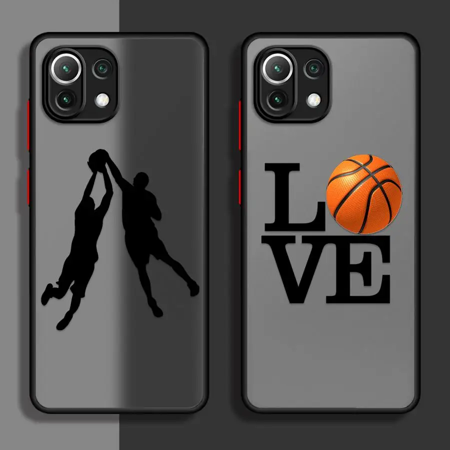 

Чехол для Xiaomi Redmi A1 A2 Plus 12C A4 10 14C K40 Pro 9 13C, задняя крышка для телефона Sport Love Basketball Texture