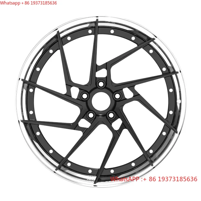 For 18 Inch Forged 6061 T6 Ultra-light Weight Two-Piece Multi-Spoke Concave Wheels Rims 40mm ET 30mm Width for Car Modification