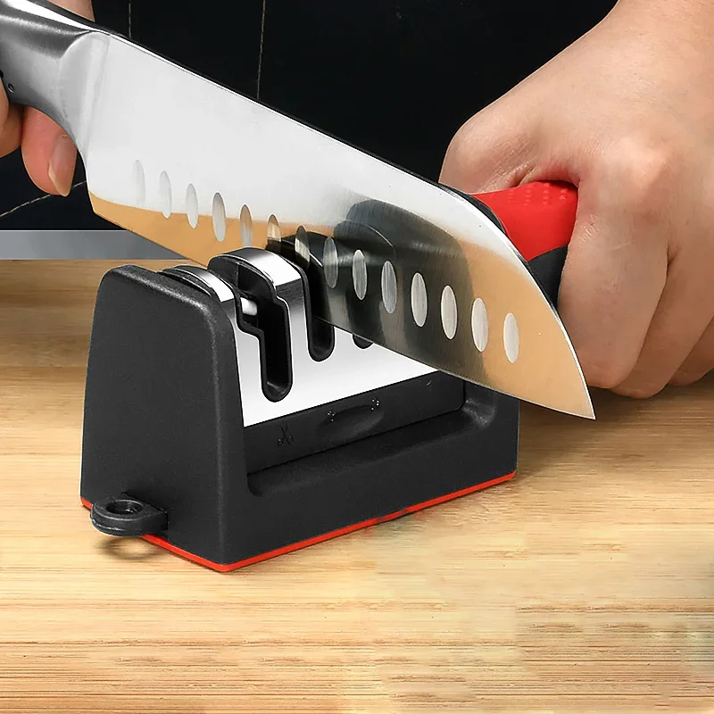Multi-Funcional faca Sharpener, lâmina de corte ferramenta, Quick Knife Sharpener, Food Grade Whetstone, M9195