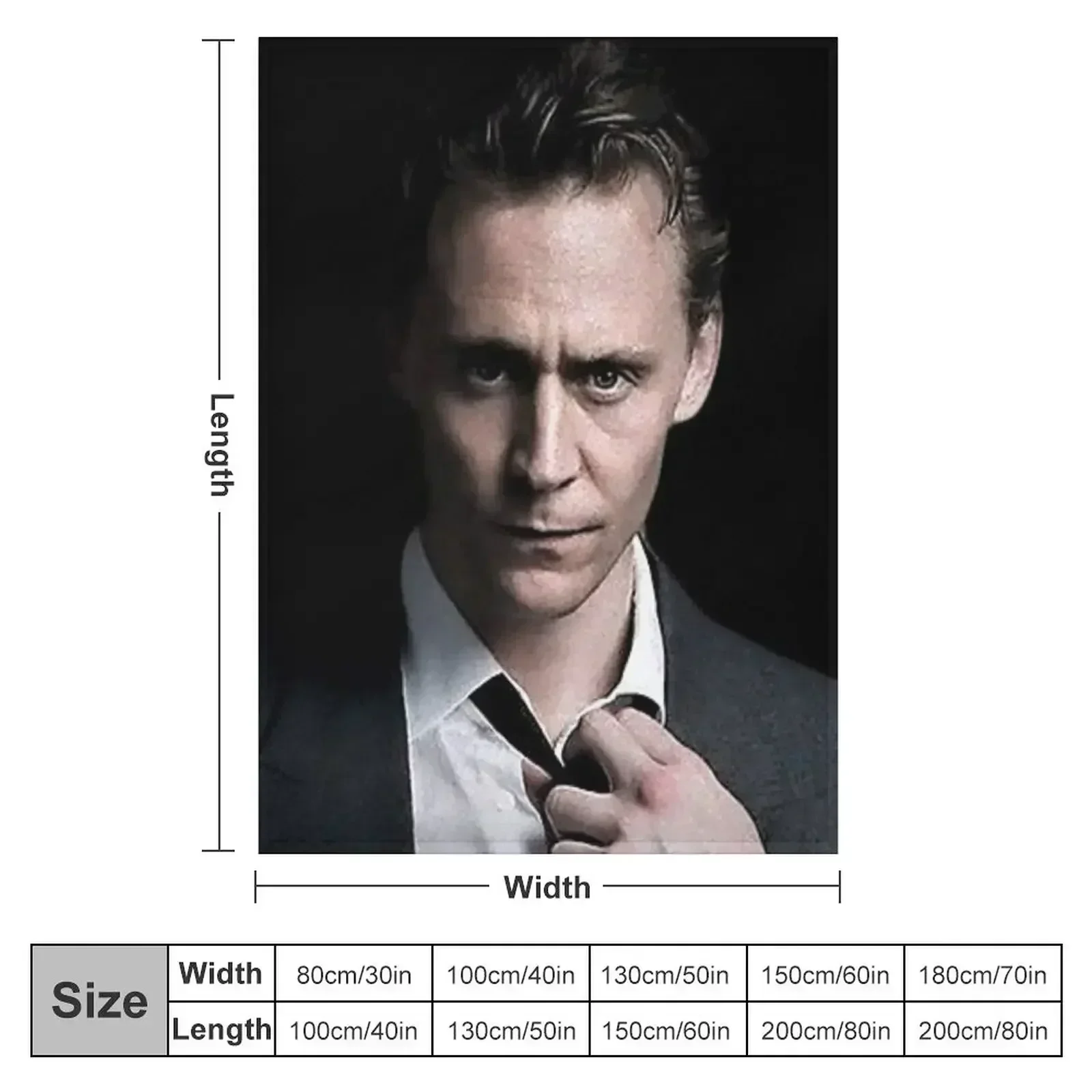Tom in suit Throw Blanket couch cozy soft plush fuzzy picnic outdoor blanket