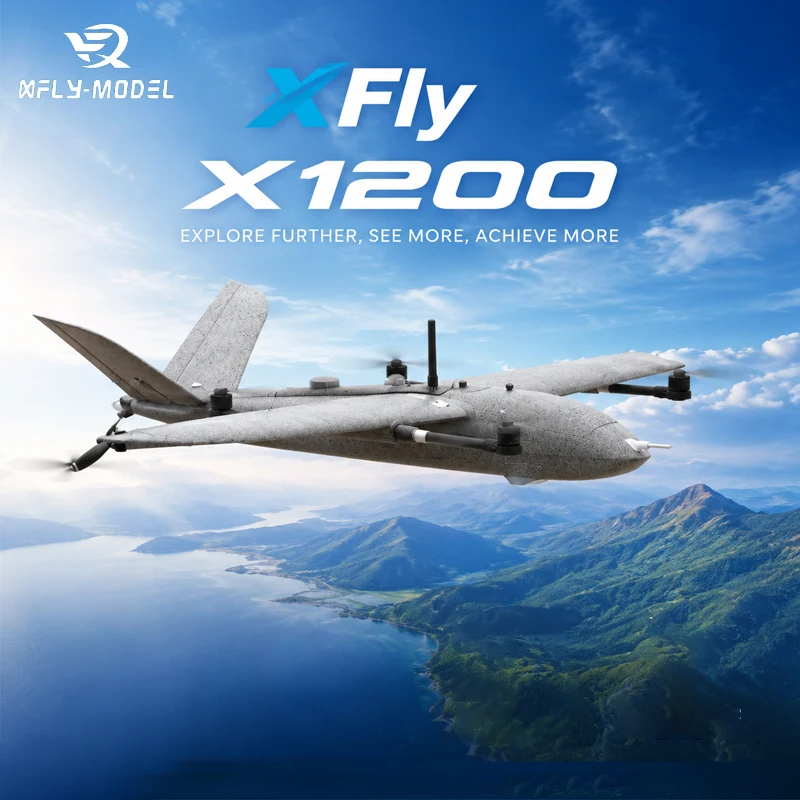 Xfly X1200 Explorer 1200mm Vertical Takeoff And Landing Pfv Carrier Rc Remote Control Assembly Fixed Wing Model Aircraft