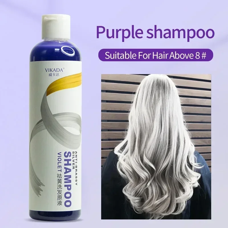 Purple Shampoo Linen Bleaching Hair Correction Yellow Removing Long Lasting Color Locking Protecting Shampoo Soap Bio Extratus