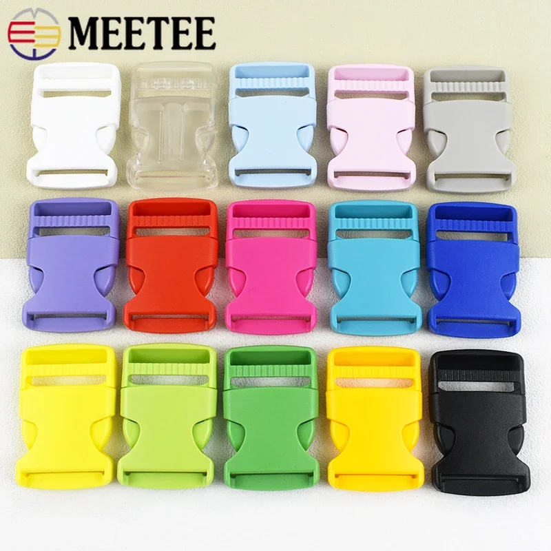 20/50 sztuk 10-38mm plastikowa klamra z mechanizmem szybkiego uwalniania pasek do torby zapięcie zapięcie paska regulacja boczny klips hak plecak taśmy luźne haczyki