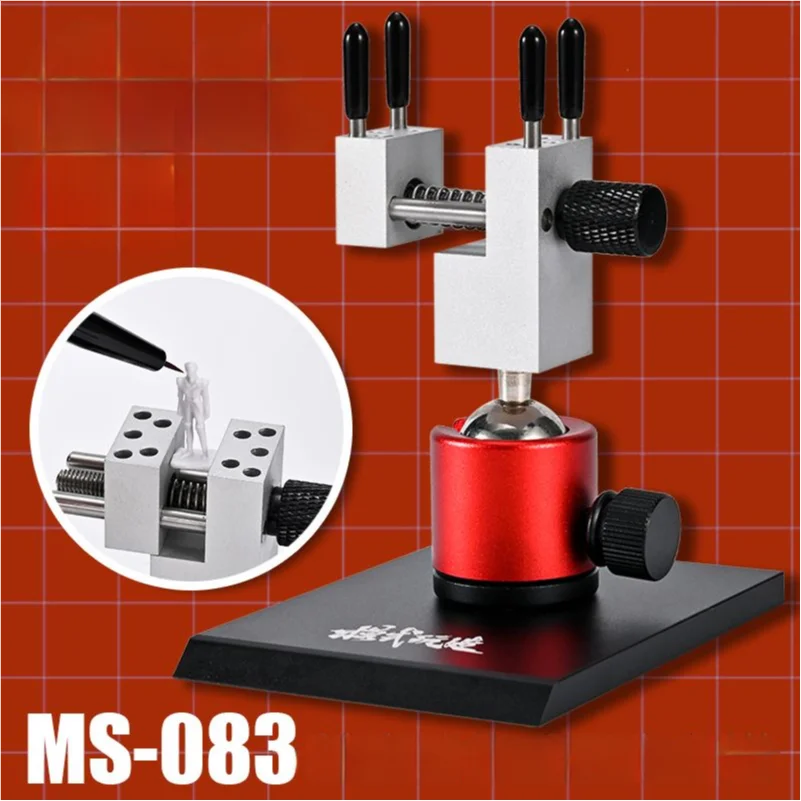 Stainless Steel Split  Vise Clamp 360 Degree Rotating Bench Vise Unviersal Tool Holder For Military Model Making Diy Tools