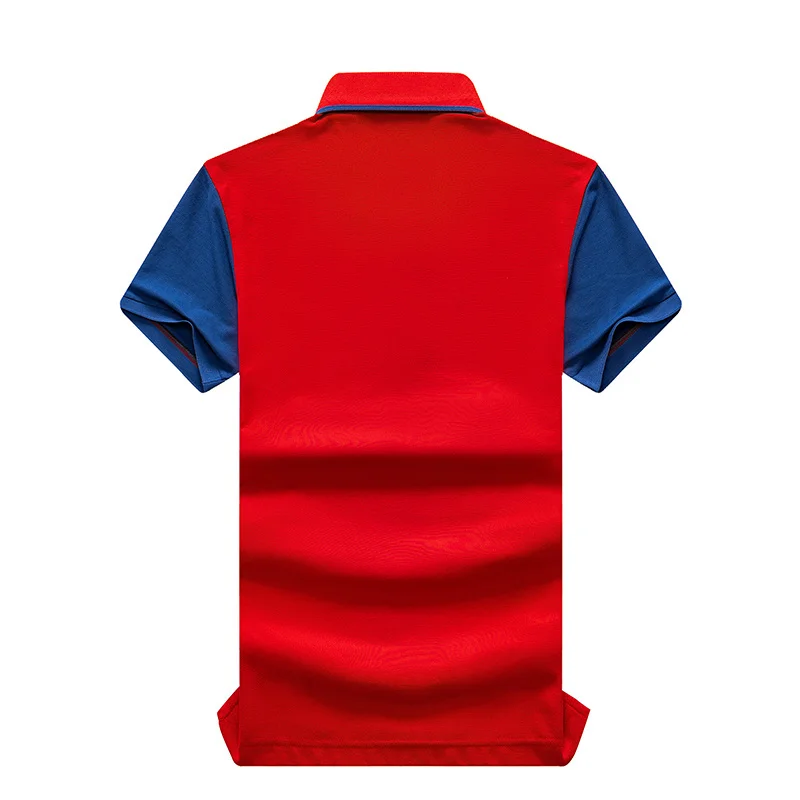 New Summer Men's Polo Shirt RUSSIA Country Embroidery Short-sleeved Loose Sports Golf Collar