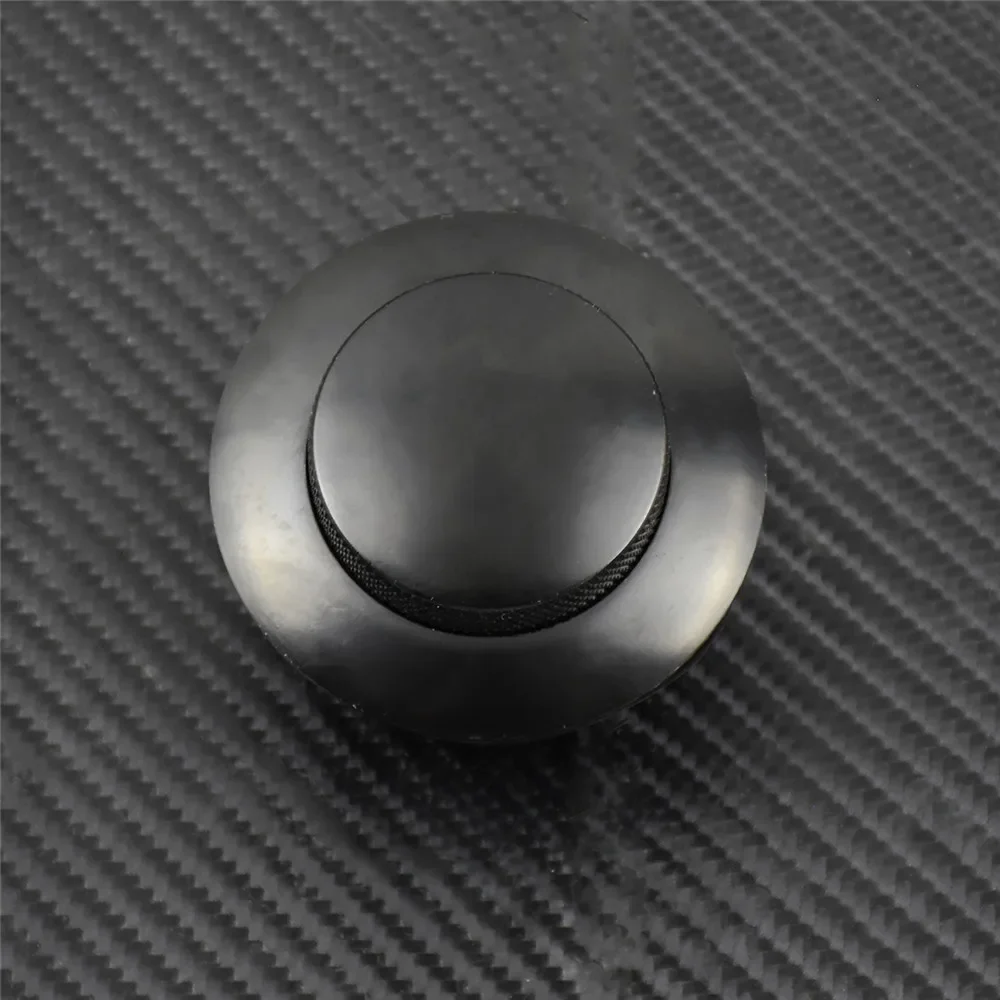 Motorcycle Black/Chrome Pop Up Fuel Tank Cap Right Hand Thread Reservoir Gas Cap For Harley 1982-2010 Dyna Softail Touring XL