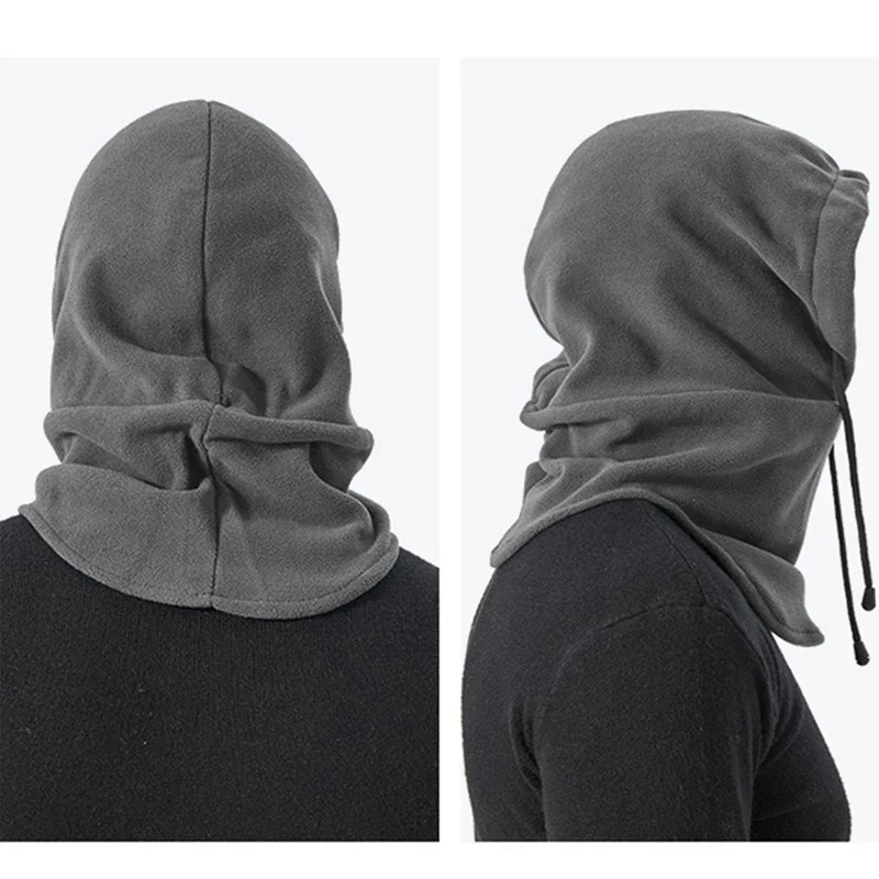 Winter Thermo Halswärmer Outdoor Fleece Sturmhaube Schal Skifahren Gesichtsmaske Snood Kapuze Hut Winddicht Warm Halten Radfahren Kappe Neue – Detail 18