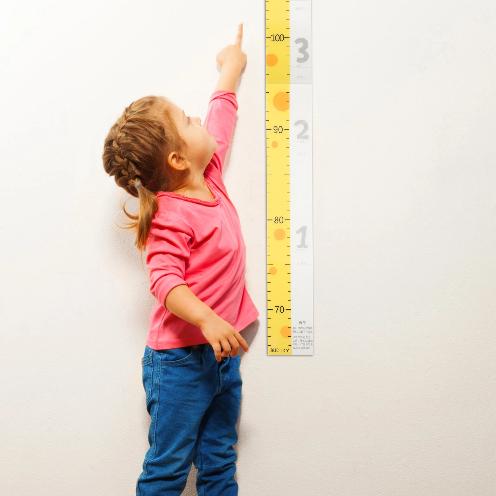 

Height Sticker Room EVA Wall Chart Giraffe Height Sticker Cartoon Animals Measuring Nursery Bedroom Giraffe Decal Toddler