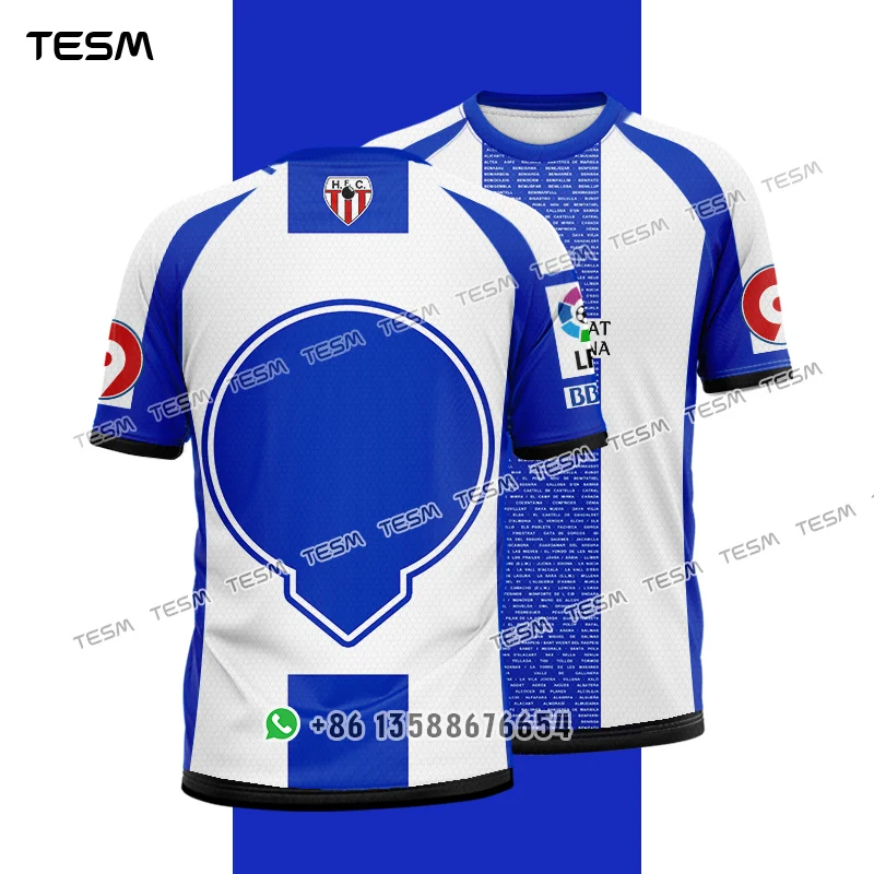TESM – t-shirt de sport unisexe en tissu confortable et respirant, maillot d'entraînement d'équipe imprimé, ample et décontracté, manches courtes