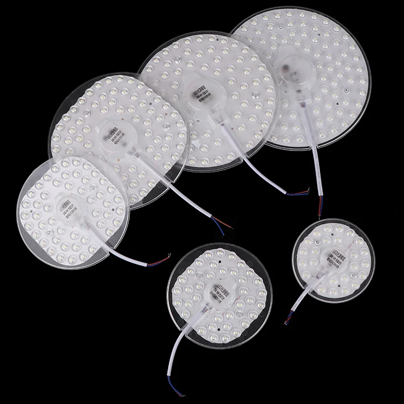 1 Set Magnetic Suction LED Panel Circle Ring Light 12W 18W 24W 36W 48W 72W LED Round AC220V Ceiling Lamp Light Source〔Nest〕