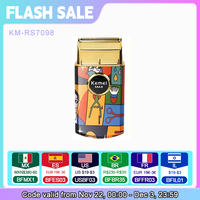 Kemei-RS7098 Mini Professional Electric Shaver, USB Rechargeable Shaver for Men, Facial Grooming Trimmer